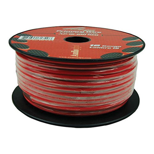 NIPPON Audiopipe 12 Gauge 500Ft Primary Wire Red
