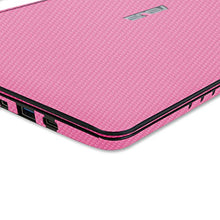 Load image into Gallery viewer, Skinomi Pink Carbon Fiber Full Body Skin Compatible with Asus Transformer Book Flip (TP200SA)(Full Coverage) TechSkin with Anti-Bubble Clear Film Screen Protector
