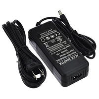 LEDwholesalers 24V 2.5A 60W AC/DC Power Adapter, 5.5x2.5mm DC Plug with Spring Clips, Black, UL-Listed, 3206-24V