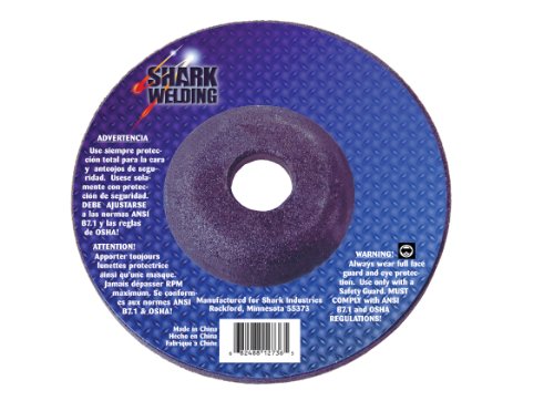 Shark 12733 4-Inch by 0.25-Inch by 0.625-Inch Depressed Center Wheel Type 27, 25-Pack
