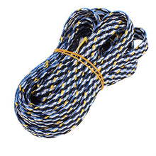 Load image into Gallery viewer, Aexit 12mm PET Tube Fittings Cable Wire Wrap Expandable Braided Sleeving Blue Yellow Microbore Tubing Connectors 5M Length
