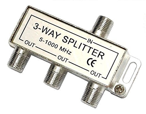 3-Way Satellite Splitter 5-1000 Mhz
