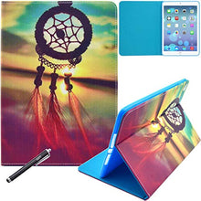 Load image into Gallery viewer, iPad Mini 4 Case, Newshine Fashion Design Premium Leather Wallet Case with Stand Flip Cover with [Auto Wake/Sleep Function] for Apple iPad Mini 4 (2015 Edition) 7.9 inch iOS Tablet (Dream Catcher)
