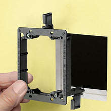 Load image into Gallery viewer, Cmple   Low Voltage Mounting Bracket 2 Gang Multipurpose Drywall Mounting Wall Plate Bracket â?? Dua
