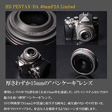 Load image into Gallery viewer, PENTAX Limited Lens Pancake Standard Single-Focus HD PENTAX-DA40mmF2.8 Black K Mount APS-C Size 21390
