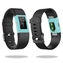 Load image into Gallery viewer, MightySkins Skin Compatible with Fitbit Charge 2 - Turquoise Chevron | Protective, Durable, and Unique Vinyl Decal wrap Cover | Easy to Apply, Remove, and Change Styles | Made in The USA
