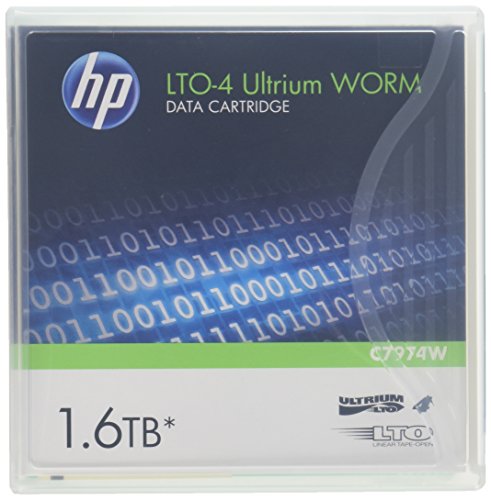 HEWLETT PACKARD LTO4 Ultrium Worm Data Tape Cartridge (C7974W)