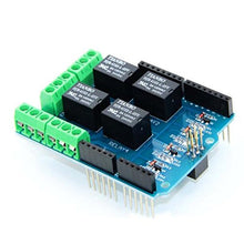 Load image into Gallery viewer, 1 pcs lot Expansion board 5V 4 channel relay module Relay Shield
