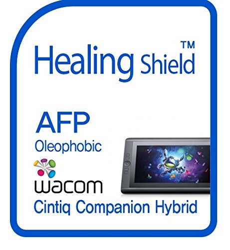 Healingshield Screen Protector Oleophobic AFP Clear Film Compatible with Wacom Tablet Cintiq Companion Hybrid