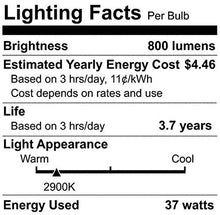 Load image into Gallery viewer, Satco S2635 Miniature 2 Pin Round Base Light Bulb, 37 Watts, 12 Volts, 800 Lumens, MR16 Shape, GU5.3/GX5.3 ANSI Base, CRI 100, 2900 CCT (Kelvin), 25 Beam Spread, 4000 Average Rated Hours, Clear Finish
