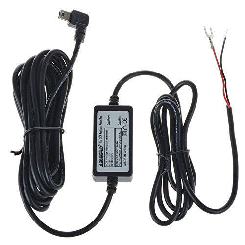 ABLEGRID 12v to 5v Hard Wire Adapter Cable Mini USB for Car GPS DVR Dash Camera DODO