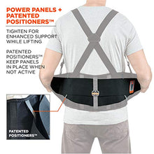 Load image into Gallery viewer, Ergodyne ProFlex 2000SF Back Support Brace, 8.5&quot; Spandex, V-Shape Design and Patented Stays for Added Support, XS , Black
