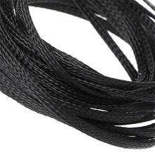 Load image into Gallery viewer, 5 FT 3/16&quot; 5mm Black Expandable Wire Cable Braided Sleeving Sheathing Loom Tubing US
