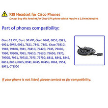 Load image into Gallery viewer, MKJ Headset Compatible with Cisco Phones Dual Ear Landline Headset with Noise Cancelling Microphone for Cisco Telephone CP-7821 7841 7942G 7941G 7945G 79607961G 7962G 7965G 7971G 7975G 8841 8865 9971

