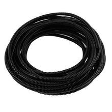Load image into Gallery viewer, uxcell 8 M 5 x 7 mm PVC Flexible Corrugated Conduit Tube for Garden,Office Black
