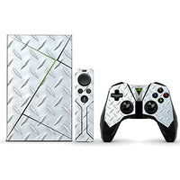 MightySkins Skin Compatible with NVIDIA Shield TV (2017) wrap Cover Sticker Skins Diamond Plate
