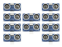 WMYCONGCONG 10 PCS HC-SR04 Ultrasonic Distance Measuring Sensor Module for Arduino