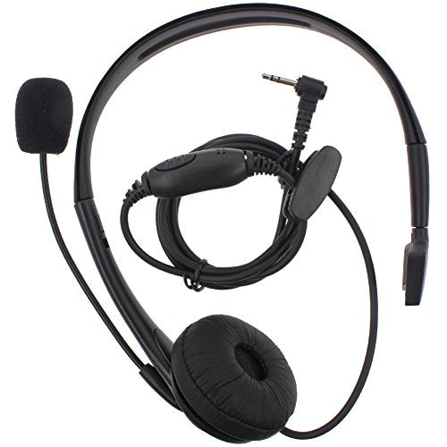 Tenq Earpiece Headset with Boom Mic for for Motorola Talkabout Radio XTR Xtr446 1pin
