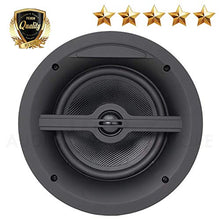 Load image into Gallery viewer, Package: Gravity Premium SG-6HW 6.5 400 Watts Subwoofer Flush Mount in-Wall in-Ceiling 2-Way Universal Home Speaker System with Woven Cone Silk Tweeter for Great BASS! (2 Subwoofer Included)
