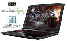 Load image into Gallery viewer, Acer Predator Helios 300 Gaming Laptop PC, 15.6&quot; FHD IPS w/ 144Hz Refresh, Intel i7-8750H, GTX 1060 6GB, 16GB DDR4, 256GB NVMe SSD, Aeroblade Metal Fans PH315-51-78NP
