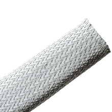 Load image into Gallery viewer, HellermannTyton 170-03066 Flame Retardant Expandable Braided Sleeving, 1.5&quot; Dia, Gray, 40.0 ft/Standard Reel
