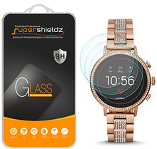 Load image into Gallery viewer, (3 Pack) Supershieldz Designed for Fossil Q Venture HR Gen 4 Smartwatch Tempered Glass Screen Protector, Anti Scratch, Bubble Free

