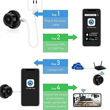 Load image into Gallery viewer, Veroyi Mini IP Camera WiFi Home Security Surveillance Nanny Camcorder with 2 Way Audio Motion Detection Night Vision
