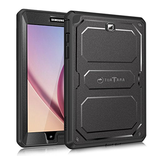 Fintie Shockproof Case for Samsung Galaxy Tab A 8.0 (Previous Model 2015), Rugged Unibody Dual Layer Hybrid Full Protective Cover for Tab A 8.0 SM-T350/P350 2015(NOT Fit 2017/2018 Version), Black
