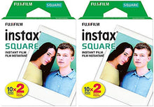 Load image into Gallery viewer, Fujifilm Square Twin Pack Film, 20 Exposures (2 Boxes)
