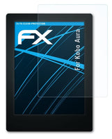atFoliX Screen Protection Film Compatible with Kobo Aura Screen Protector, Ultra-Clear FX Protective Film (2X)