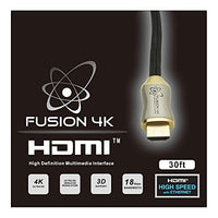 Fusion4K High Speed 4K HDMI Cable (4K @ 60Hz) - Professional Series (30 Feet) CL3 Rated