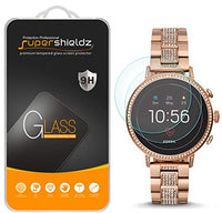 (2 Pack) Supershieldz Designed for Fossil Q Venture HR Gen 4 Smartwatch Tempered Glass Screen Protector, Anti Scratch, Bubble Free