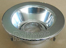 Load image into Gallery viewer, 4&quot; Recessed Light ALL SHINY Clear CHROME REFLECTOR TRIM 12V MR16 Baffle Ring
