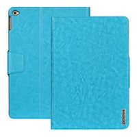 IPad 6 Cover,JOISEN iPAD Case PU Leather Sheath for Apple iPad Air 2 (iPad 6)-Blue