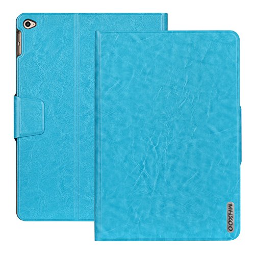 IPad 6 Cover,JOISEN iPAD Case PU Leather Sheath for Apple iPad Air 2 (iPad 6)-Blue