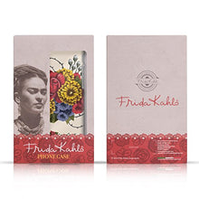 Load image into Gallery viewer, Head Case Designs Officially Licensed Frida Kahlo Frame Purple Florals Leather Book Wallet Case Cover Compatible with Apple iPhone X/iPhone Xs
