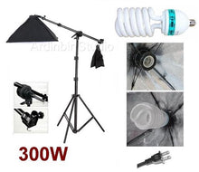 Load image into Gallery viewer, Ardinbir Studio 300W Photo Boom Softbox kit with Continuous Light, Grip head and Stand
