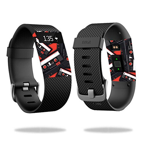 MightySkins Skin Compatible with Fitbit Charge HR Cover Skins Sticker Watch Mixtape