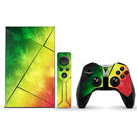MightySkins Skin Compatible with NVIDIA Shield TV (2017) wrap Cover Sticker Skins Rasta Rainbow