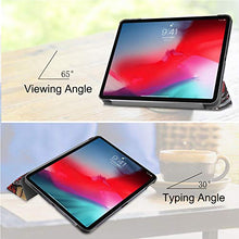 Load image into Gallery viewer, 2018 New iPad Pro 11 inch Case, DIGIC Slim Fit Premium Leather Flip Smart Case Cover with Auto Sleep/Wake and Trifold Stand Function | Support Apple Pencil Charging | for iPad Pro 11&quot;, Apricot
