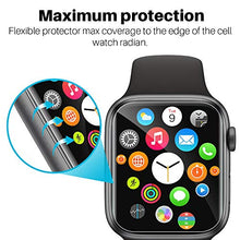Load image into Gallery viewer, LK 6 Pack Screen Protector Compatible with Apple Watch 40mm Series 6 SE Series 5 Series 4 and Apple Watch 38mm Series 3, Model No. LK0021, Bubble-Free, Flexible TPU Film
