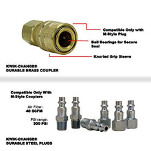Load image into Gallery viewer, Milton S-212 1/4&quot; NPT M Style Coupler and Plug Kit - 7 Piece
