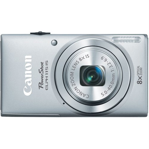 Canon PowerShot ELPH 115 16MP Digital Camera (Silver) (OLD MODEL)