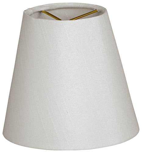 Royal Designs CS-901-6WH Hardback Empire White Chandelier Lamp Shade, White