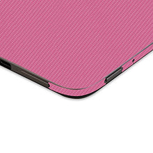 Load image into Gallery viewer, Skinomi Pink Carbon Fiber Full Body Skin Compatible with Asus Transformer Book T100HA (Tablet Only)(Full Coverage) TechSkin with Anti-Bubble Clear Film Screen Protector
