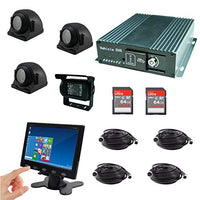 Brandoo 40V Truck DVR Camera System h.265 1080P Full HD Recording for Long Vehicle and Tank Used