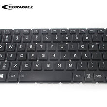 Load image into Gallery viewer, SUNMALL Backlight Keyboard Replacement Compatible with Toshiba Satellite Radius P55W-B P55W-c l50-b l55t-b5271 s55t-b5273nr l55d-b5364 p55w-c5200 p55w-b5318 p55w-c5200x p55w-b5112 p55w-b5220 Laptop
