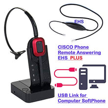 Load image into Gallery viewer, Wireless Headset for Computer and Compatible with Cisco 6945 7942G 7945G 7962G 7965G 7975G 7821 7841 7861 8811 8841 8845 Phone
