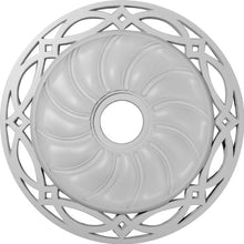 Load image into Gallery viewer, Ekena Millwork CM26LO Loera Ceiling Medallion, 26 5/8&quot;OD x 4 1/2&quot;ID x 1 3/8&quot;P (Fits Canopies up to 6 1/4&quot;), Factory Primed

