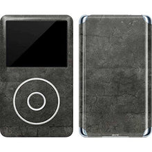 Load image into Gallery viewer, Skinit Decal MP3 Player Skin Compatible with iPod Classic (6th Gen) 80GB - Officially Licensed Originally Designed Dark Iron Grey Concrete Design

